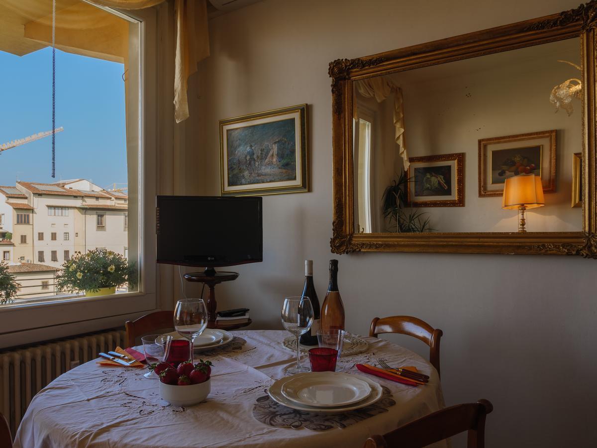 شقة Ponte Vecchio Terrace فلورنس المظهر الخارجي الصورة