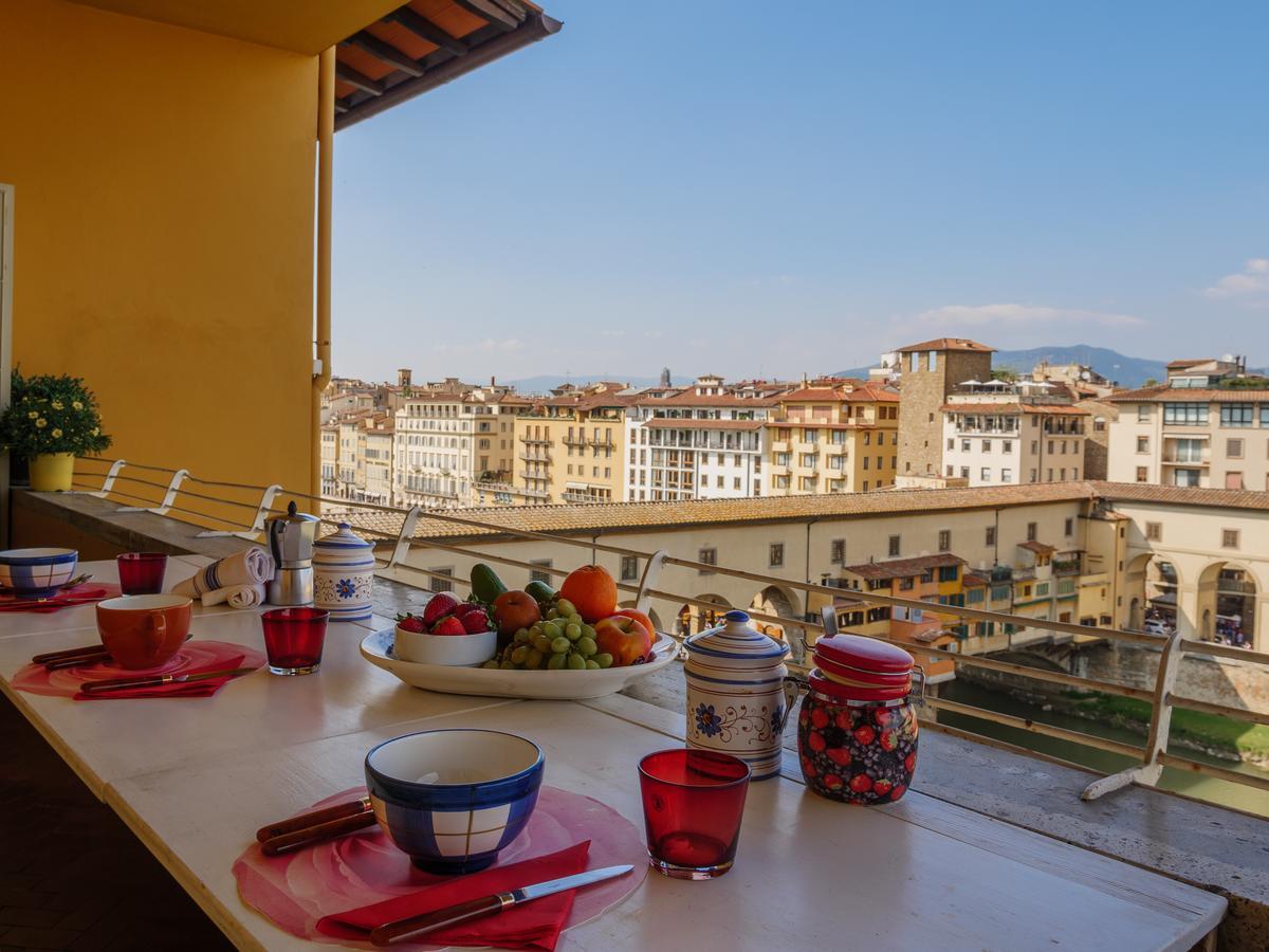 شقة Ponte Vecchio Terrace فلورنس المظهر الخارجي الصورة