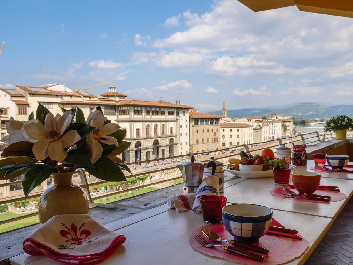 شقة Ponte Vecchio Terrace فلورنس المظهر الخارجي الصورة